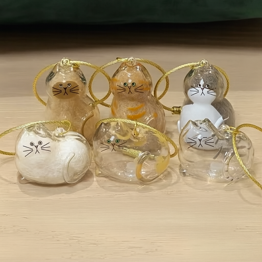 Cat Fur Memorial Resin Keychain