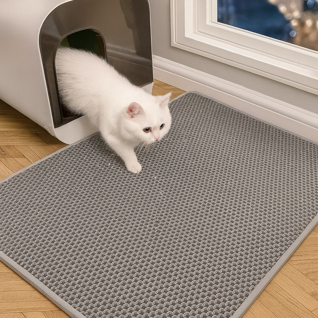 Double Layer Non-Slip Cat Litter Mat