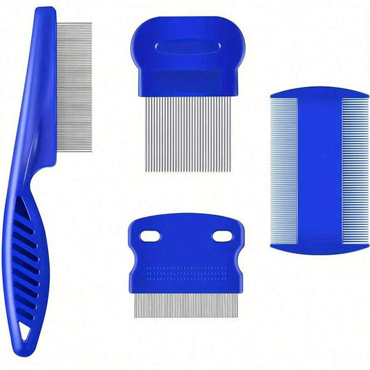 Stainless Steel Pet Flea Comb Set