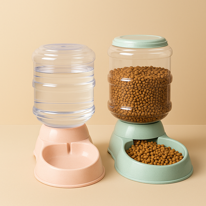 Automatic Pet Food and Water Bowl