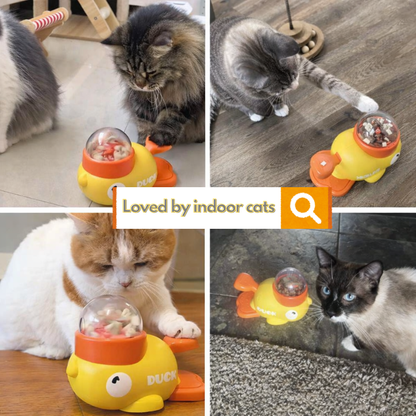 Cat Treat Dispenser Toy Duck - Mr. Quack | Pestfen ™️