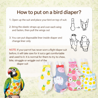 Parrot Diaper Pants